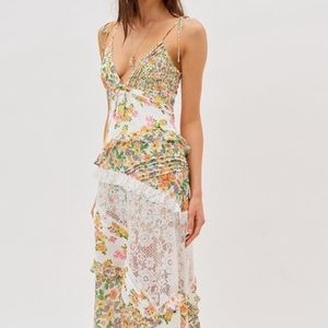 For Love and Lemons Rosalyn maxi dress